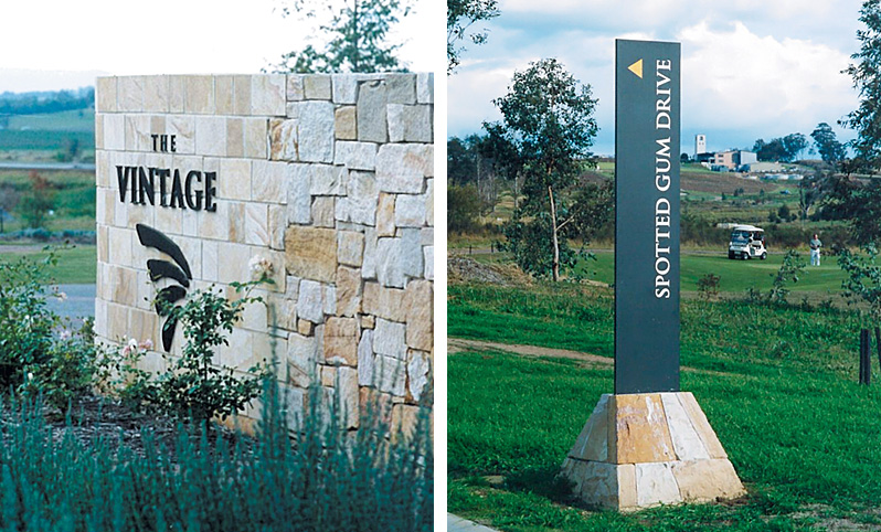 The Vintage Residential Development Wayfinding Signage Masterplan