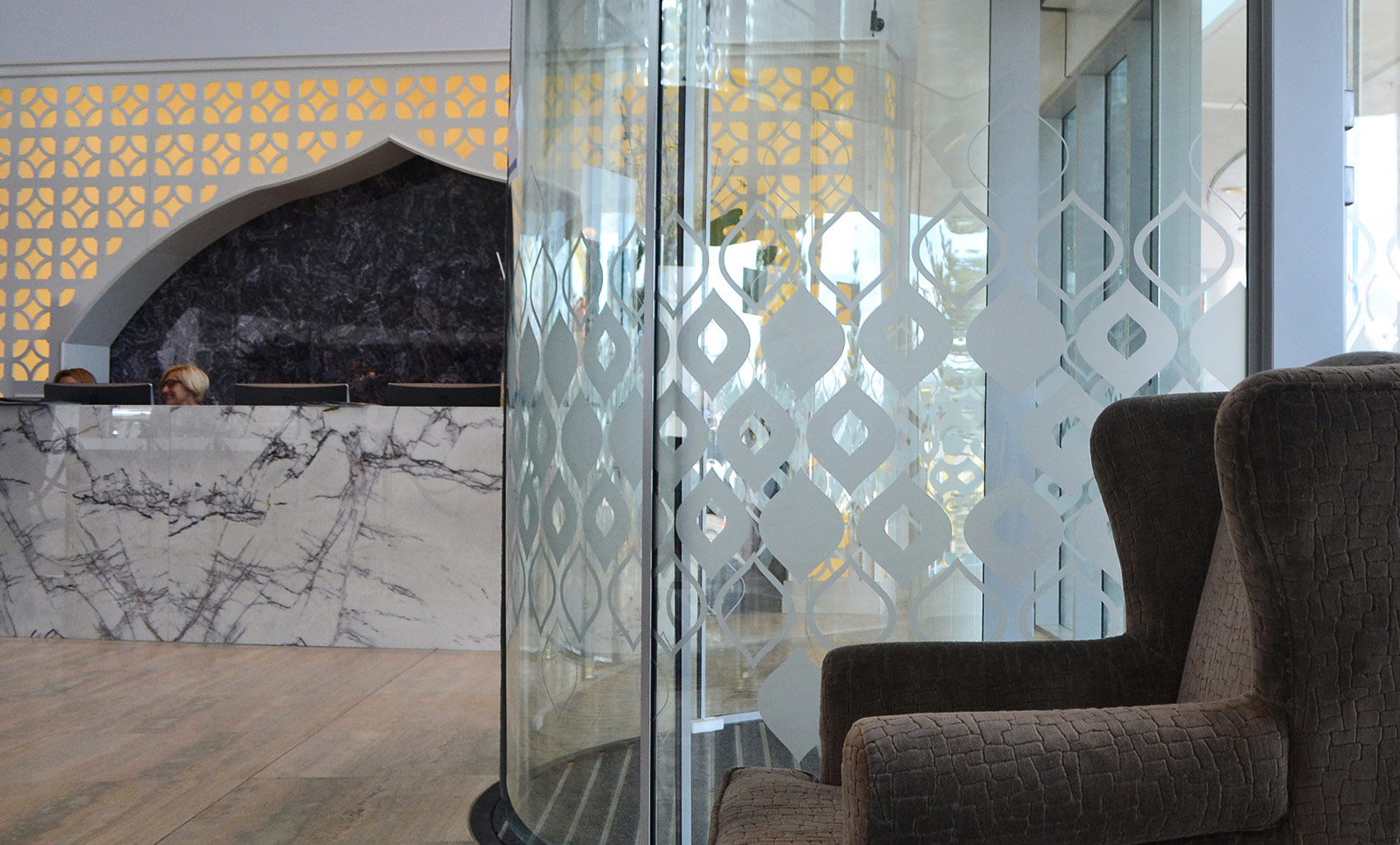 Mark Moran Vaucluse residential development glazing graphics design